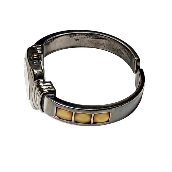 Studio Time STD985T Cuff Bracelet Quartz Analog Women's Cuff Watch 6" Untested - Picture 2 of 6